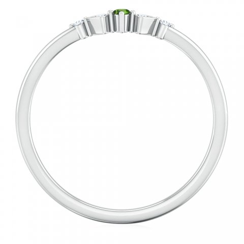 Delicate diamond ring image 3