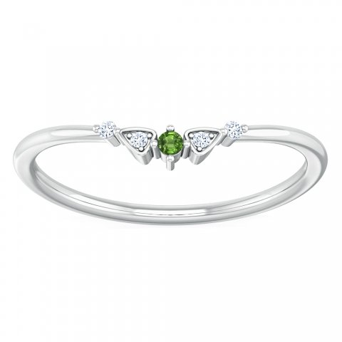 Delicate diamond ring image 1